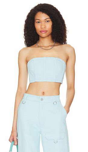 Cooper crop top in color baby blue size L in - Baby Blue. Size L (also in M, S, XL, XS) - BY.DYLN - Modalova