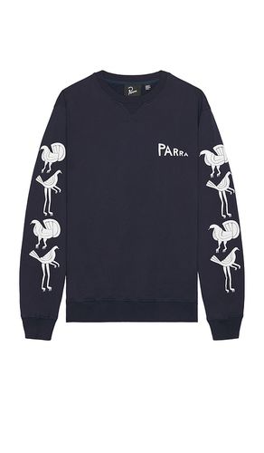 Fancy Pigeon Crew Neck Sweatshirt in . Size M, XL/1X - By Parra - Modalova
