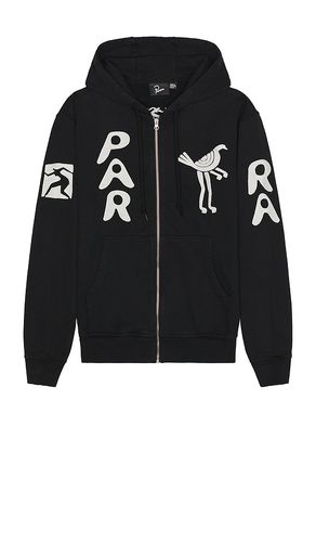Zipped pigeon hooded sweatshirt in color size L in - . Size L (also in M, S, XL/1X) - By Parra - Modalova