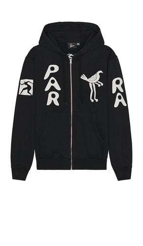 Zipped Pigeon Hooded Sweatshirt in . Size M, XL/1X - By Parra - Modalova