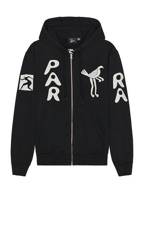 Zipped Pigeon Hooded Sweatshirt in . Taglia XL/1X - By Parra - Modalova