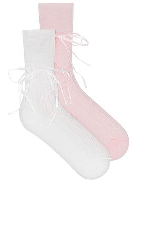 Conjunto de calcetines prep ribbon en color rosado talla all en & - . Talla all - Casa Clara - Modalova