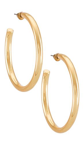 Annie hoop earring in color metallic size all in - Metallic . Size all - Casa Clara - Modalova