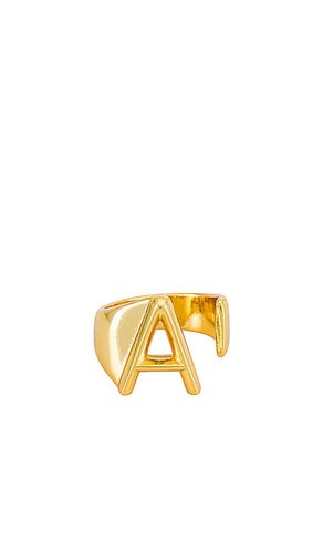 Anillo blaire en color oro metálico talla A en - Metallic Gold. Talla A (también en B, C, D, E, F, G, I, J, K, L, M, N, P - Casa Clara - Modalova