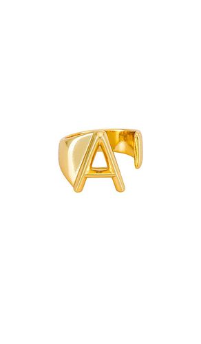Anillo blaire en color oro metálico talla A en - Metallic Gold. Talla A (también en B, D, E, F, G, H, I, J, K, L, M, N, O - Casa Clara - Modalova