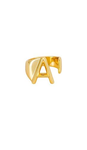 Anillo blaire en color oro metálico talla H en - Metallic Gold. Talla H (también en I, J, L, N, O, P, R, T) - Casa Clara - Modalova