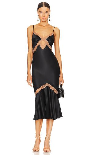Vestido florentina en color talla 0 en - Black. Talla 0 (también en 00, 10, 12, 2, 4, 6, 8) - CAMI NYC - Modalova
