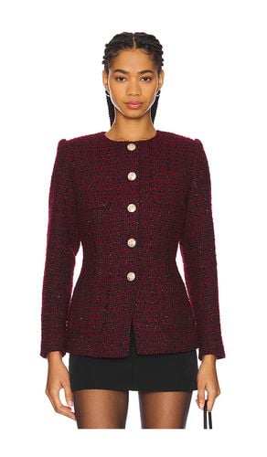 Chaqueta metálica wrenley en color burgundy talla L en - Burgundy. Talla L (también en M, S, XL, XS, XXS) - CAMI NYC - Modalova