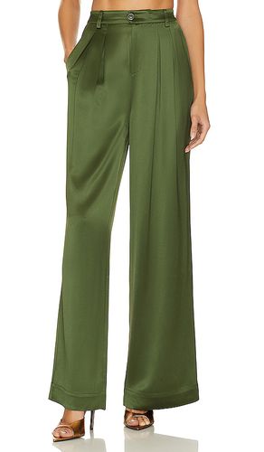 Pantalón davina en color verde oscuro talla 2 en - Dark Green. Talla 2 (también en 4, 6) - CAMI NYC - Modalova