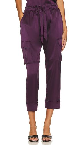 Carmen cargo pant in color purple size L in - Purple. Size L (also in S, XL) - CAMI NYC - Modalova