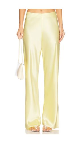 Pantalón de talle medio pant en color amarillo limon talla M en - Lemon. Talla M (también en XXS) - CAMI NYC - Modalova