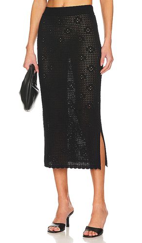 Falda midi camila en color talla L en - Black. Talla L (también en M, S, XL, XS) - Callahan - Modalova