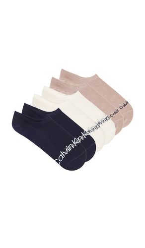 Pack Organic Cotton Liner Socks in - Calvin Klein - Modalova