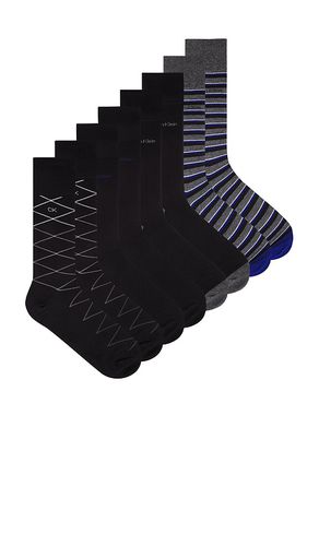 Pack Multi Pattern Assorted Dress Crew Socks in - Calvin Klein - Modalova