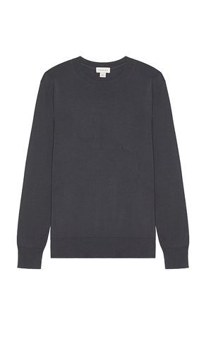 Tonal Logo Smooth Cotton Crewneck Sweater in . Taglia M, S, XL/1X - Calvin Klein - Modalova