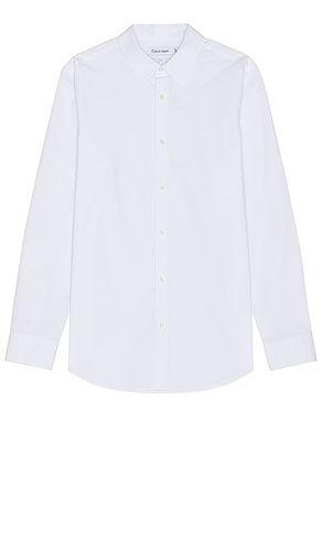 Solid Stretch Slim Shirt in . Size S, XL/1X - Calvin Klein - Modalova