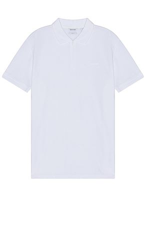 Move zip polo en color blanco talla L en - White. Talla L (también en M, S, XL/1X) - Calvin Klein - Modalova
