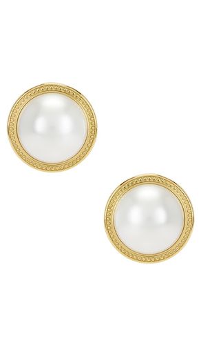 Pendientes rue cler pearl en color oro metálico talla all en - Metallic Gold. Talla all - Cendre - Modalova