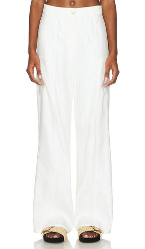 Pantalón leila linen en color talla L en - White. Talla L (también en M, S, XL, XS) - Central Park West - Modalova