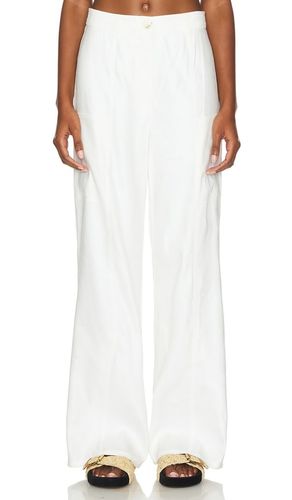 Pantalón leila linen en color talla L en - White. Talla L (también en S, XL, XS) - Central Park West - Modalova