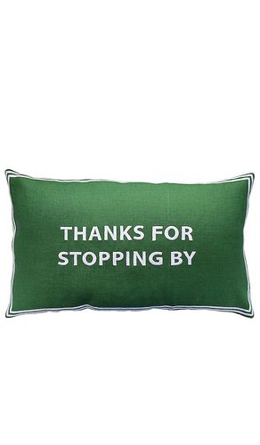 Funda de almohada thanks for stopping by pillowcase en color verde talla all en / - Green. Talla all - Chefanie - Modalova