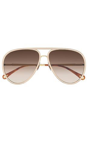 Vitto pilot sunglasses in color metallic gold size all in & - Metallic Gold. Size all - Chloe - Modalova