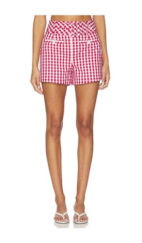 Mini Gingham Denim Allie Short in . Size 2. Also in 6, 8, 10, 12 - Cinq a Sept - Modalova