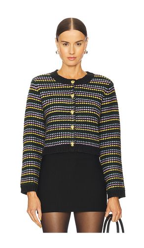 Cárdigan striped romina en color negro talla L en - Black. Talla L (también en M, S, XL, XS) - Cinq a Sept - Modalova