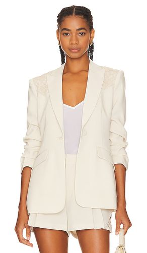 Crochet Lace Scrunched Cheyenne Blazer in . Size 00, 10, 2, 6, 8 - Cinq a Sept - Modalova