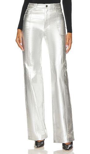 Pantalón francine en color metálico talla 10 en - Metallic Silver. Talla 10 (también en 12, 2) - Cinq a Sept - Modalova