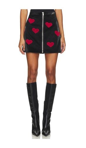 Applique Hearts Palo Skirt in . Taglia 2, 4, 6, 8 - Cinq a Sept - Modalova