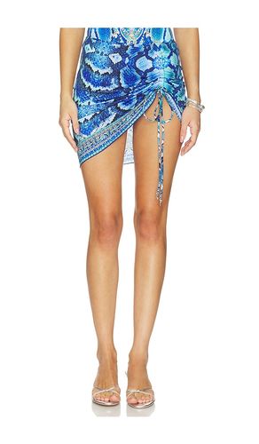 Ruched Short Sarong With Ring Front Trim in . Size L. Also in M, S, XS - Camilla - Modalova