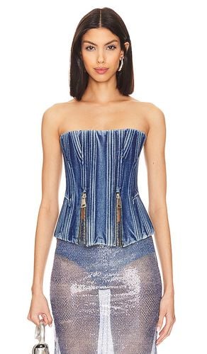 Denim Corset in . Taglia S - Ceren Ocak - Modalova