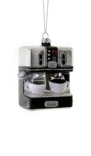 Ornamento espresso machine ornament en color gris talla all en / - Grey. Talla all - Cody Foster & Co - Modalova