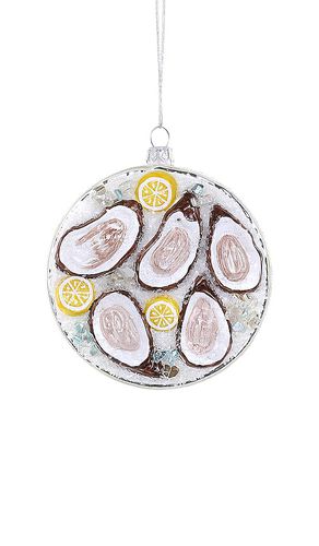 Ornamento plated oysters on ice ornament en color blanco talla all en / - White. Talla all - Cody Foster & Co - Modalova