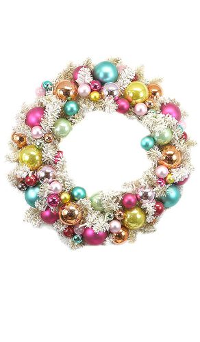 Flocked Wreath in - Cody Foster & Co - Modalova