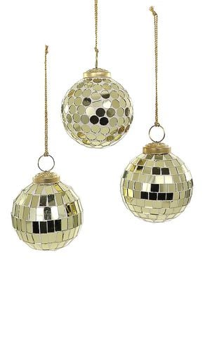 DEKOANHÄNGER MIRRORBALL ORNAMENTS SET OF 3 in - Cody Foster & Co - Modalova