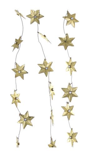 Jeweled etoile garland en color oro metálico talla all en / - Metallic Gold. Talla all - Cody Foster & Co - Modalova