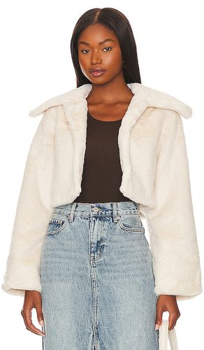 Cleobella Cropped Faux Fur Jacket in . Size XL - Camila Coelho - Modalova
