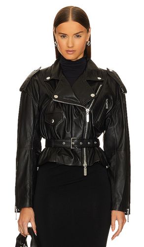 Ambrosia Leather Moto Jacket in . Size M, S - Camila Coelho - Modalova
