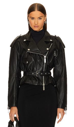 Ambrosia Leather Moto Jacket in . Size M, S, XL, XS, XXS - Camila Coelho - Modalova