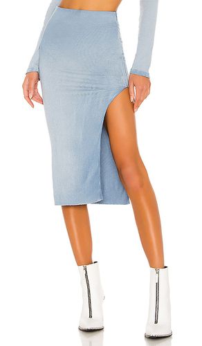 X revolve melbourne midi skirt with slit in color blue size S in - Blue. Size S (also in M) - COTTON CITIZEN - Modalova