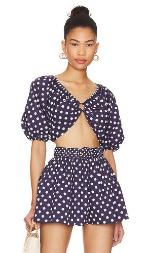 Tyler top en color azul marino talla L en - Navy. Talla L (también en M, S, XS) - Caroline Constas - Modalova