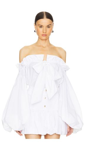 Blusa escote hombros adeline en color talla XL en - White. Talla XL (también en XS) - CAROLINE CONSTAS - Modalova