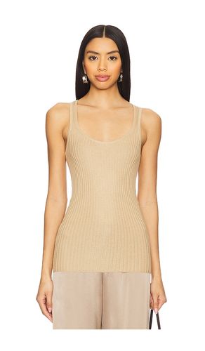 Top sin mangas en color beige talla L en - Beige. Talla L (también en M, S, XS) - CLYQUE - Modalova