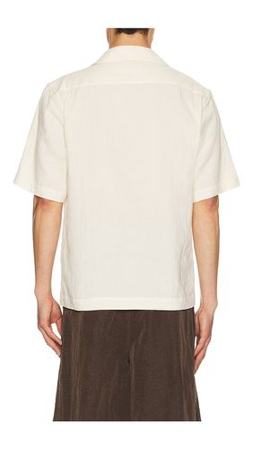 Embroidered Peonies Bowling Shirt in . Size S. Also in M, L, XL/1X - Commas - Modalova