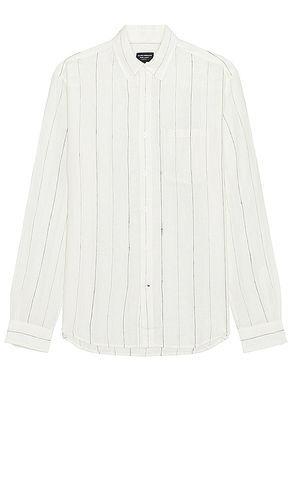 Long Sleeve Wide Stripe Linen Shirt in . Size S, XL/1X - Club Monaco - Modalova