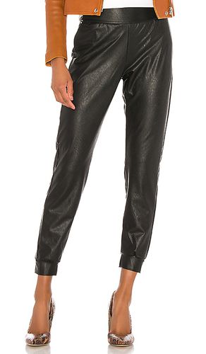 Faux leather jogger en color talla L en - Black. Talla L (también en M, S, XL) - Commando - Modalova