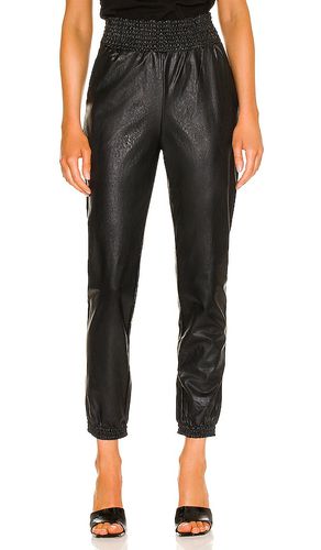 Faux leather jogger en color talla L en - Black. Talla L (también en M, S, XS) - Commando - Modalova