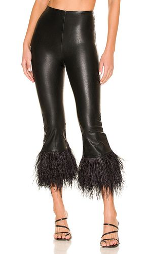 Faux leather feather leggings en color talla M en - Black. Talla M (también en L, S, XS) - Commando - Modalova